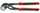 Këmbalec uji Teng Tools Water Pump Plier, 10", çelik krom vanadium, i zi me të kuqe