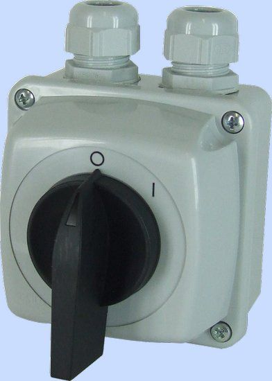 Ndërprerës për kamerë Elektromet 0-1 3P 16A IP44 Bend E16-13
