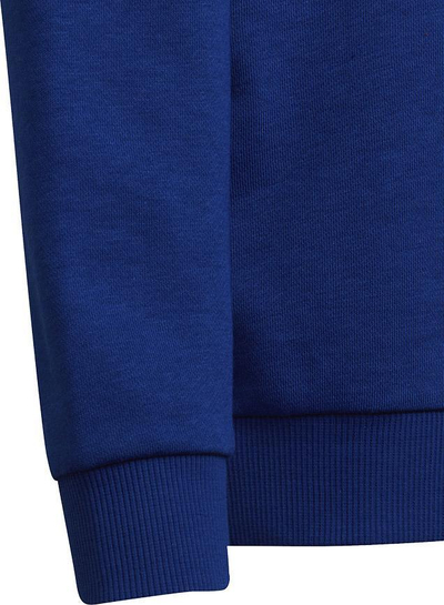 Bluzë sportive Adidas Performance, sweatshirt pambuk, logo e zezë, blu sapphire