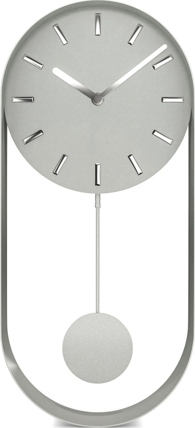 Orë muri Mebus 12912, quartz, me pendul, gri