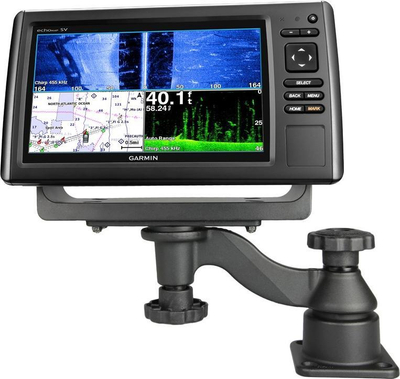 Хоризонтален држач за GPS RAM Mounts RA-H3, за уреди од 5\" до 12\", ротирачки, црн