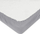 Çarçaf muslin me lastik MUSLIN, 90x190/200x25 cm, ngjyrë grafit