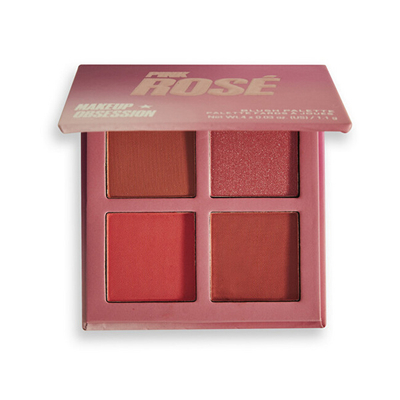 Paletë për skuqje të fytyrës Makeup Obsession Blush Crush Pink Rose, 4 x 1.1 g