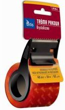 Shirit ngjitës me dispenser Tetis Packing Tape Crystal Clear, 48mm, 25m, transparent
