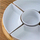 Set servimi me 6 pjata porcelani dhe bazë druri E bardhë . UNIMIKS