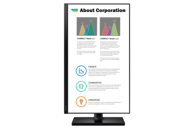Monitor Samsung F27T452FQR, 27", Full HD, IPS, i zi