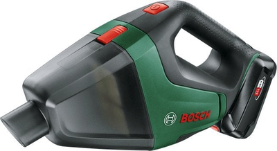 Fshesë dore me bateri Bosch UniversalVac 18, 18V, me bateri dhe karikues, e zezë jeshile