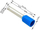 Terminal ferrule kabllor KO076, 2.5mm², 8mm, blu
