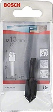 Bit frez për vida Bosch, 13 mm, shank gjashtëkëndor 1/4", për dru dhe plastikë