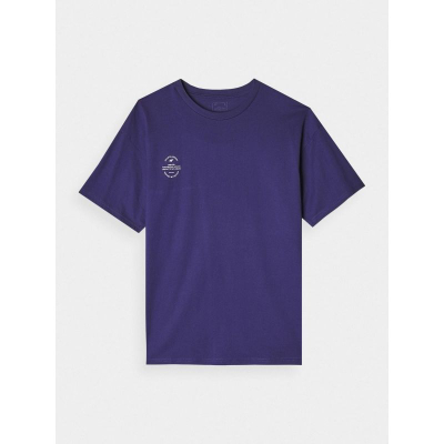 Унисекс блуза 4F Oversize Plain, памук 100%, виолетова