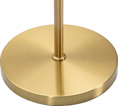 Lampë dyshemeje Mauro Ferretti Glamy, 165 cm, 4xE14 40W, ari me të bardhë
