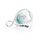 Rrip Flexi Glam Splash Ocean për qen, M 5m / 25 kg, i bardhë