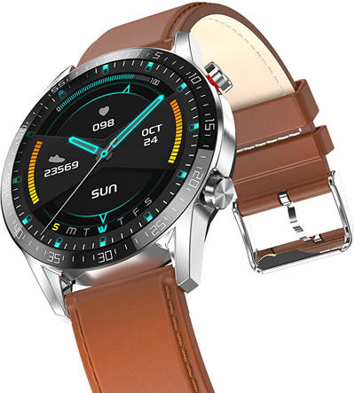 Orë e mençur Wotchi WT34BL - Brown Leather