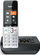 Telefon pa tel Gigaset COMFORT 500A, analog DECT, me sekretari, ngjyrë zi me argjend