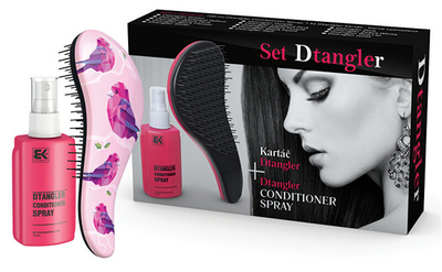 Set për flokë DTangler Bird, sprej balsam 100 ml + krehër