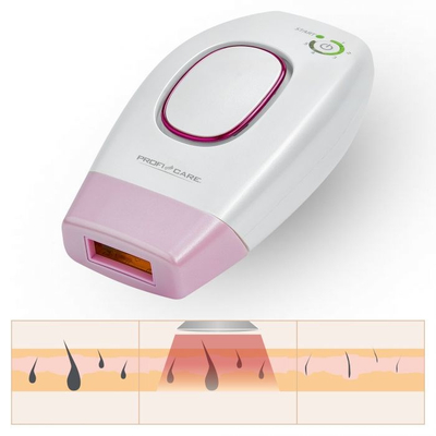 Depilator ProfiCare PC-IPL 3024, teknologji IPL, shumë nivele intensiteti, i bardhë