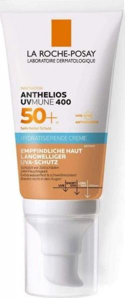 Kрем со SPF La Roche-Posay Anthelios UVMune 400 Hydrating Tinted Cream, SPF 50+, за сува и чувствителна кожа, со боја