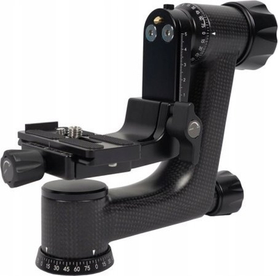 Kokë gimbal Sirui PH-10, fibër karboni, mban deri 15 kg, e zezë