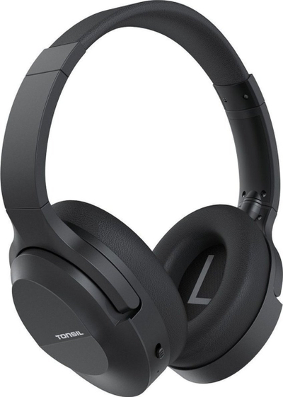 Kufje pa tela Tonsil R55BT ANC, Bluetooth, me anulim aktiv t’ zhurmës, të zeza