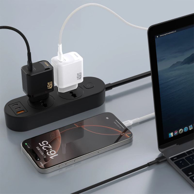 Karikues USB Dudao A28CEU, 45W GaN, USB C, i zi