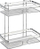 Shportë dushi Wenko Premium, 24 x 27 x 13.5 cm, çelik inox, argjend