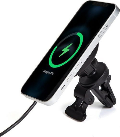 Karikues magnetik pa tel për makinë eStuff, USB Type C, 12V, i zi