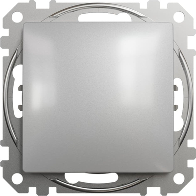 Çelës ndriçimi Schneider Electric Sedna Design SDD113101, 1-polësh, 10AX 2300W, argjend alumini