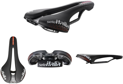 Shalë biçiklete Selle Italia Flite Boost Pro Team 6.1 Superflow S3, për rrugë, e zezë