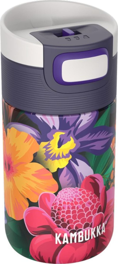 Termos Kambukka Etna Flower Power, 300ml, çelik inox, shumëngjyrësh