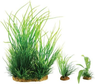 Set bimë artificiale për akuarium Zolux Wiha, 3 copë, të gjelbra