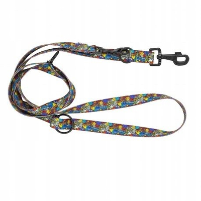 Litar për qen Barry King Dream Party, i rregullueshëm, 220 cm, 20 mm