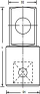 Adapter çelësi Stanley 88-558, 1/2", metalik
