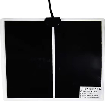 Tapet ngrohës për terrarium Esperanza AG755A, 14W, 28x28cm, i zi