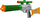 Pushkë lodër Lean Sport Foam Ammunition Rifle, me shënjestër, gri