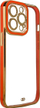 Mbrojtëse telefoni Hurtel Fashion Case për iPhone 13 Pro, xhel transparente, kornizë e artë me të kuqe