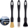 Set furçash për detailing makine, 3 copë, fibra najloni, plastik