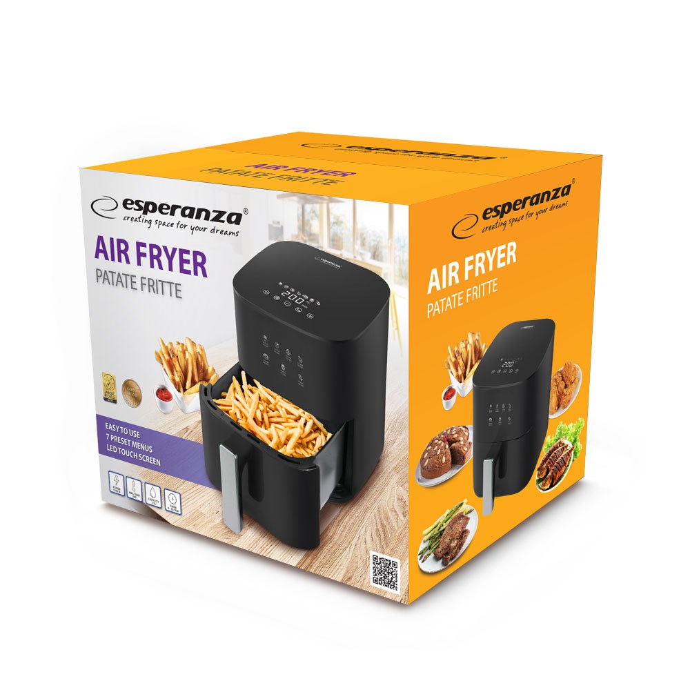 Fritezë ajri Esperanza EKA002, 3.5L, 1350W, e zezë 2