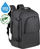 Çantë shpine për laptop Tecxel Tegel 8465BLK, 17.3", material ECO, e zezë