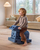 Set lojërash modular MODU Explorer, kreativ për fëmijë, 15 krijime, blu