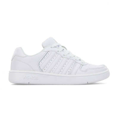Патики K-Swiss Court Palisades W, природна кожа, бели
