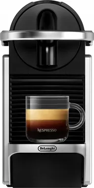 Aparat për kafe Nespresso Pixie EN127S DeLonghi, 19 bar, rezervuar 1L, argjendtë