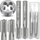 Set çeqesh dhe filiere M12x1 HSS, për filetë metrike, në kuti plastike