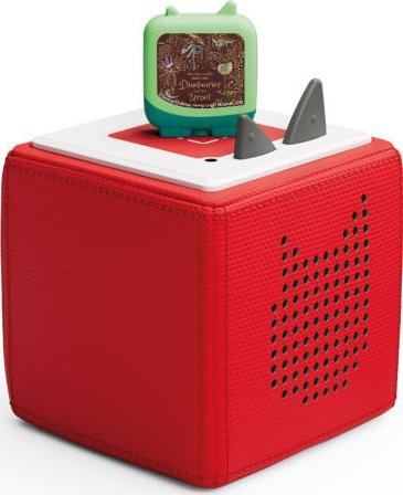Figura audio Tonies Clever Tonie Wonderful World of the Dinosaurs and Prehistoric Times, libër audio për mësim, për Toniebox, shumëngjyrëshe