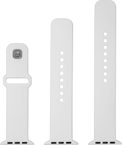 Rrip silikoni sport FIXED për Apple Watch Ultra 49mm, i bardhë