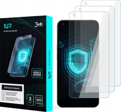 Mburojë ekrani 3mk 1UP, 3 copë, për lojëra në telefon, transparente