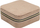 Kuti bizhuterish Corduroy Jewelry Trinket Box, 12x12x5 cm, me pasqyrë, me zinxhir