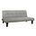 Divan‑shtrat HM3000.01, pëlhurë, 179x80x79 cm, beige