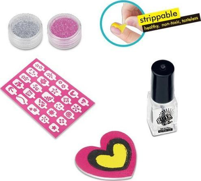 Set manikyri për fëmijë Woopie ART&FUN, laps elektrik dekorues, glitter, rozë