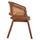 Karrige druri teak & kornizë rattan natyral 57×62×83 cm (HM9402.01)