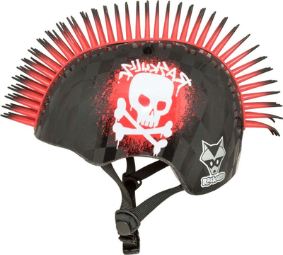 Kaskë biçiklete për kalamaj C-PREME Junior Skull Hawk, madhësia S 50-54 cm, me figura 3D, shumëngjyrëshe